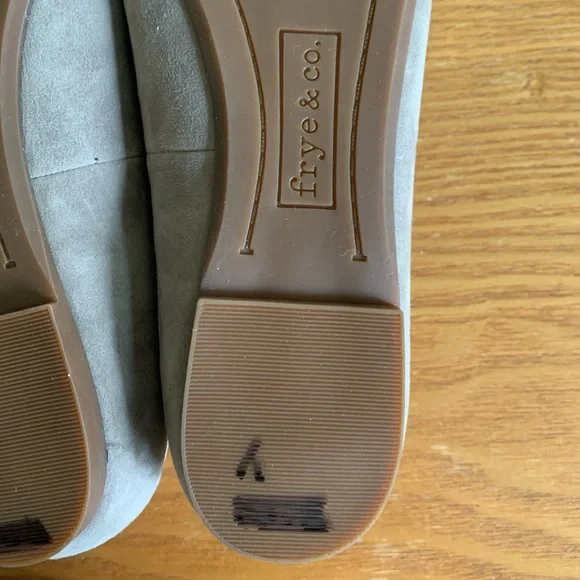 Frye Taupe Suede Flats - Picture 12 of 16